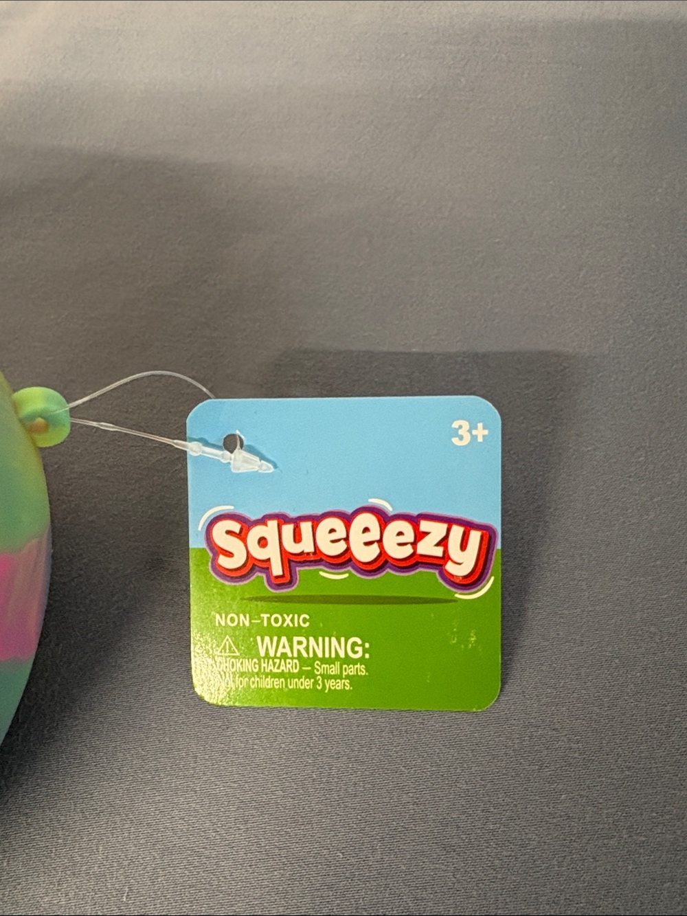 Squeeezy Rainbow Tie-Dye Rubber Duck - Colorful - Picture 3 of 4